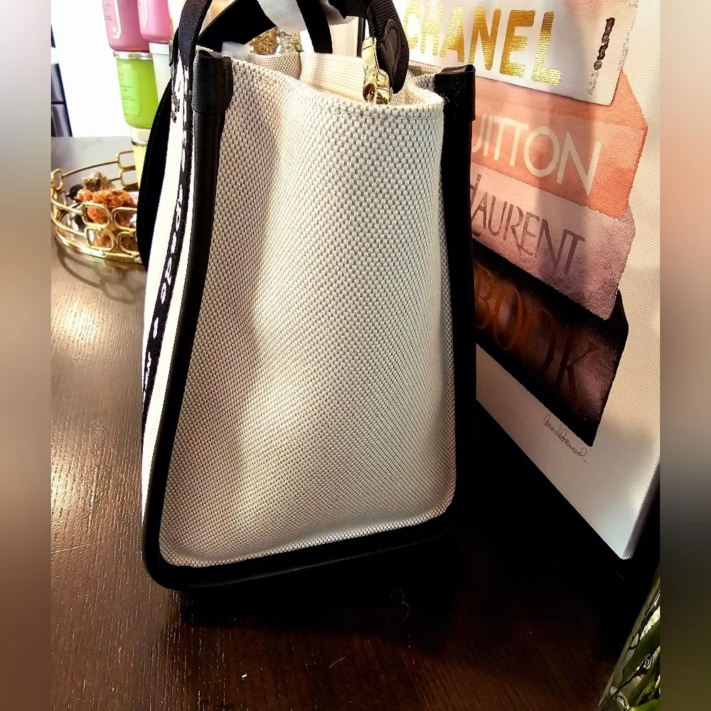 Kate Spade Kip Canvas Tote Bag.